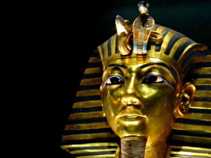 Tuthankamun's burial mask, on display in Cairo's Egyptian Museum