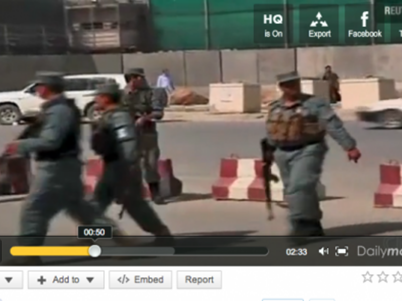 U.S. Embassy Under Siege In Kabul