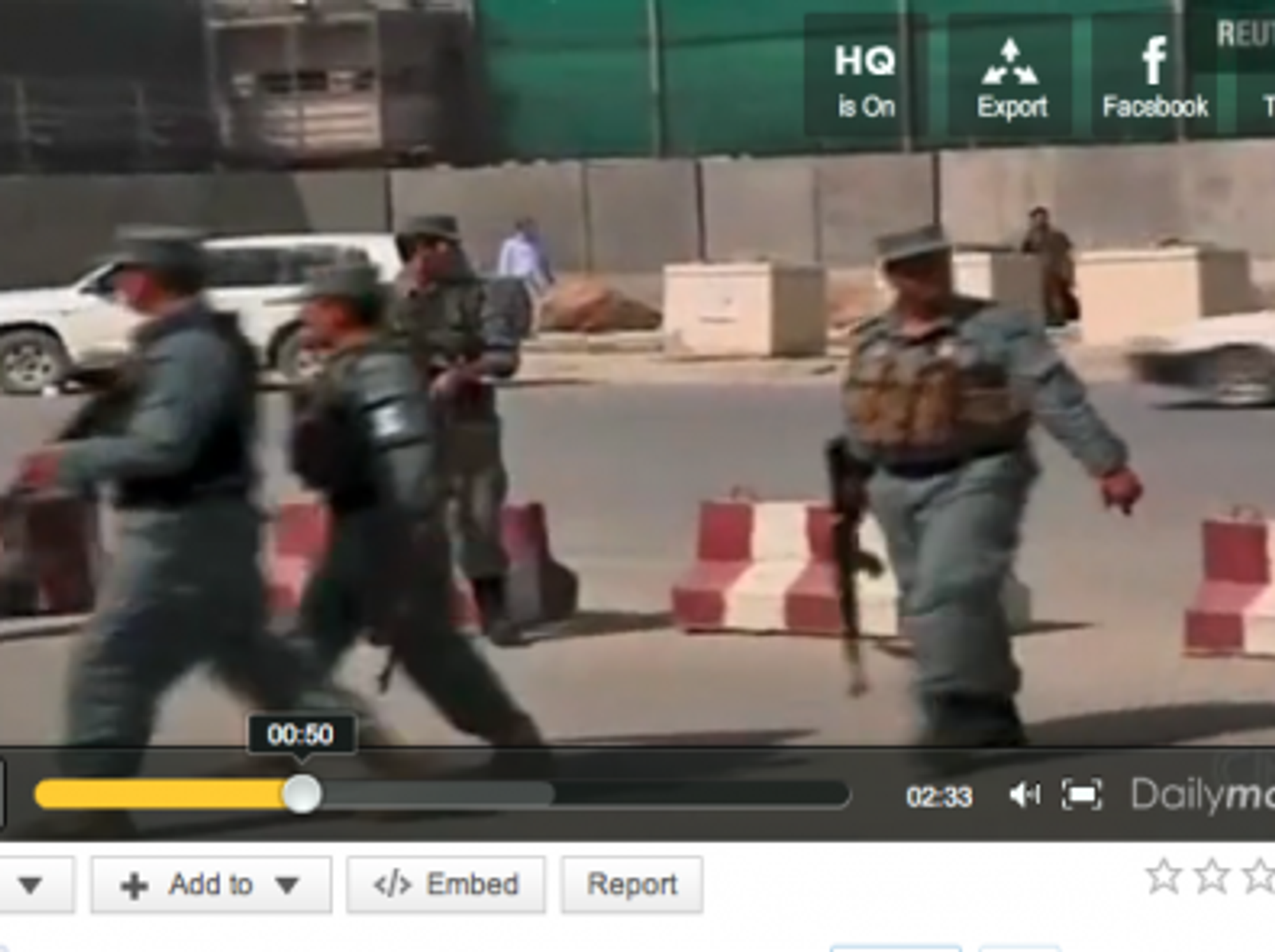 U.S. Embassy Under Siege In Kabul