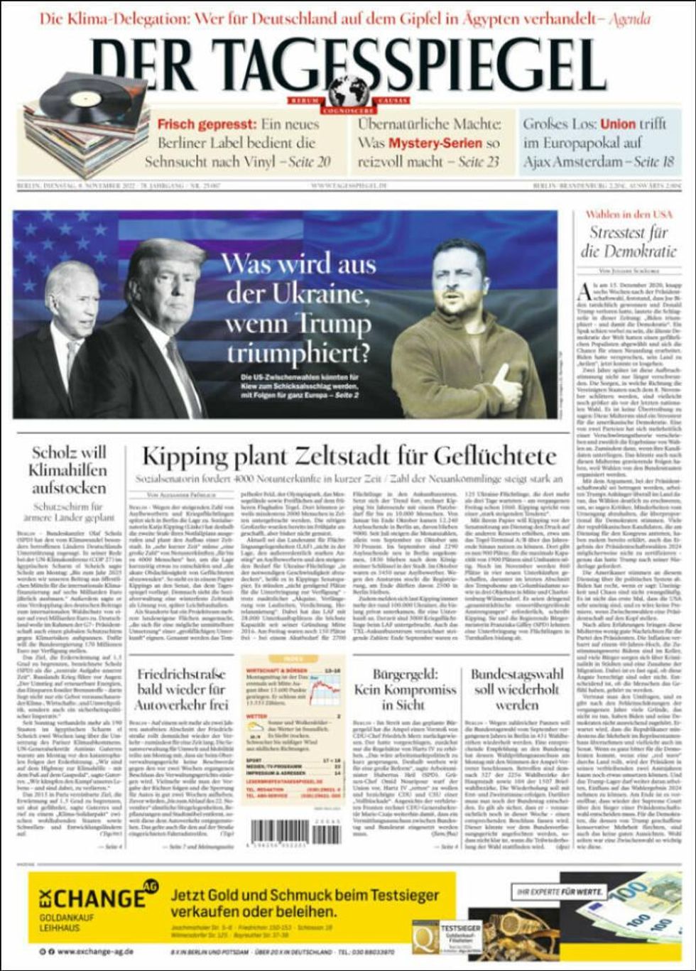 U.S. Midterms And Ukraine: German Daily Asks “What If…?”