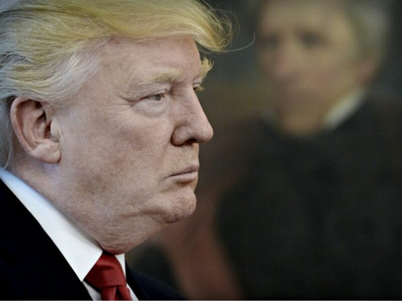 U.S. President Donald Trump in the White House on March 31