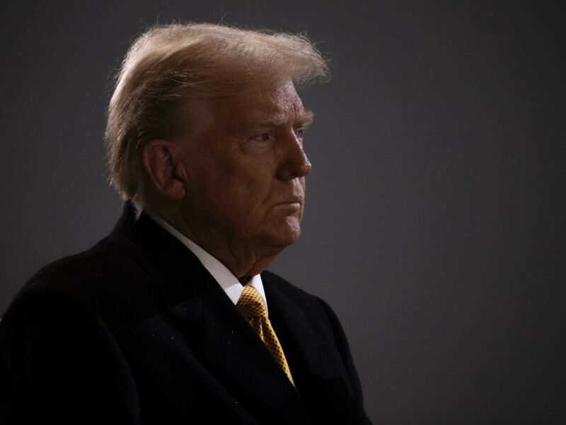 U.S. President-elect Donald Trump at the Notre-Dame de Paris cathedral, in Paris