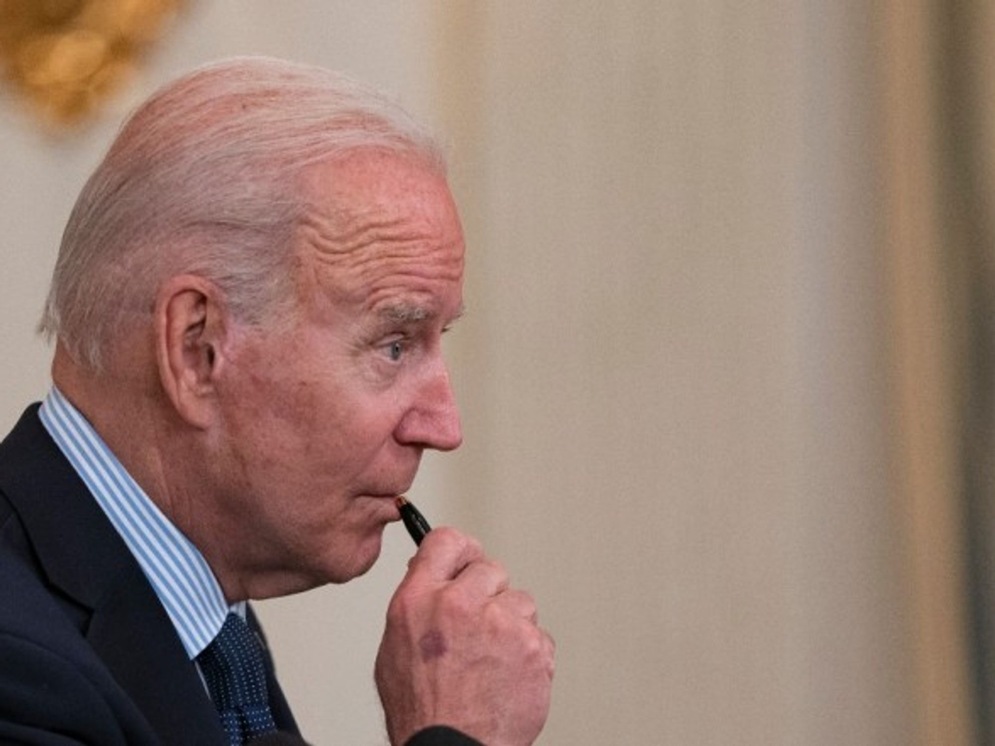 U.S President Joe Biden delivers remarks on the Covid-19 response and the vaccination program, in Washington, DC, May 2021.