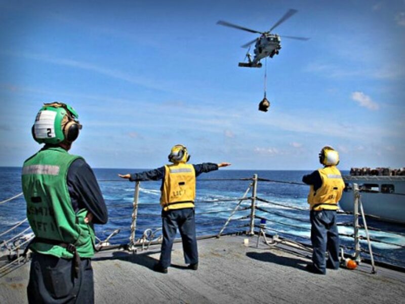 U.S. sailors looking for Malaysia Airlines Flight 370 in the Andaman Sea on March 17