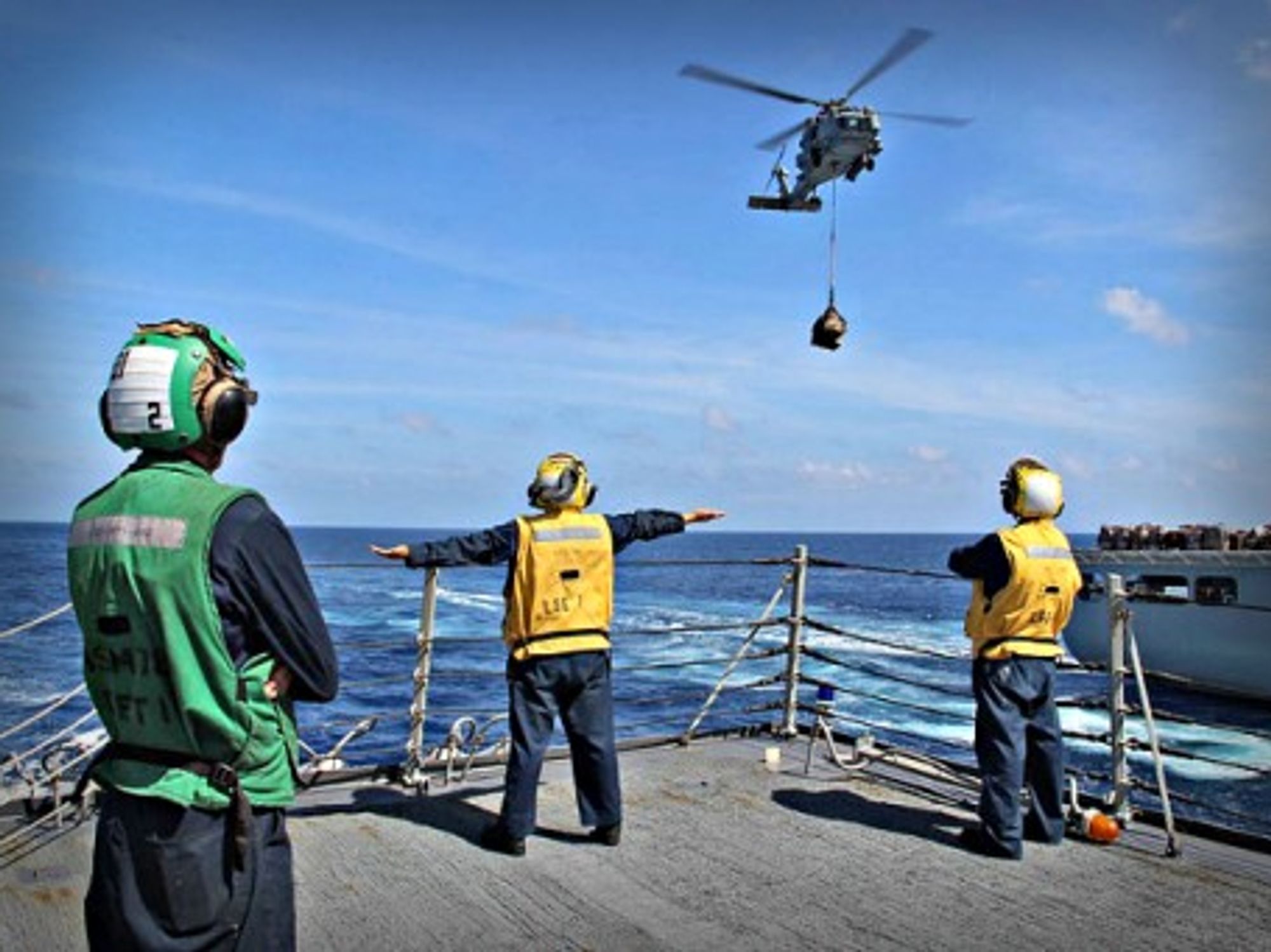 U.S. sailors looking for Malaysia Airlines Flight 370 in the Andaman Sea on March 17