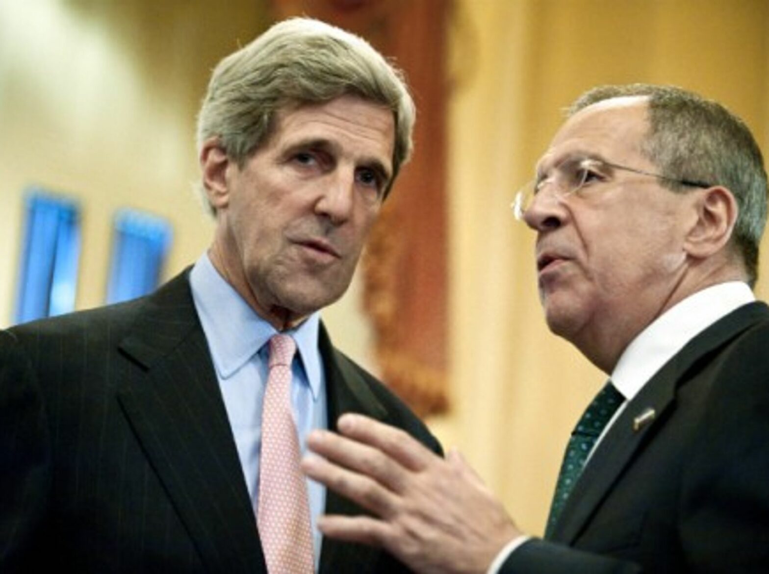 U.S. Secretary of State John Kerry and Russian Foreign Minister Sergei Lavrov