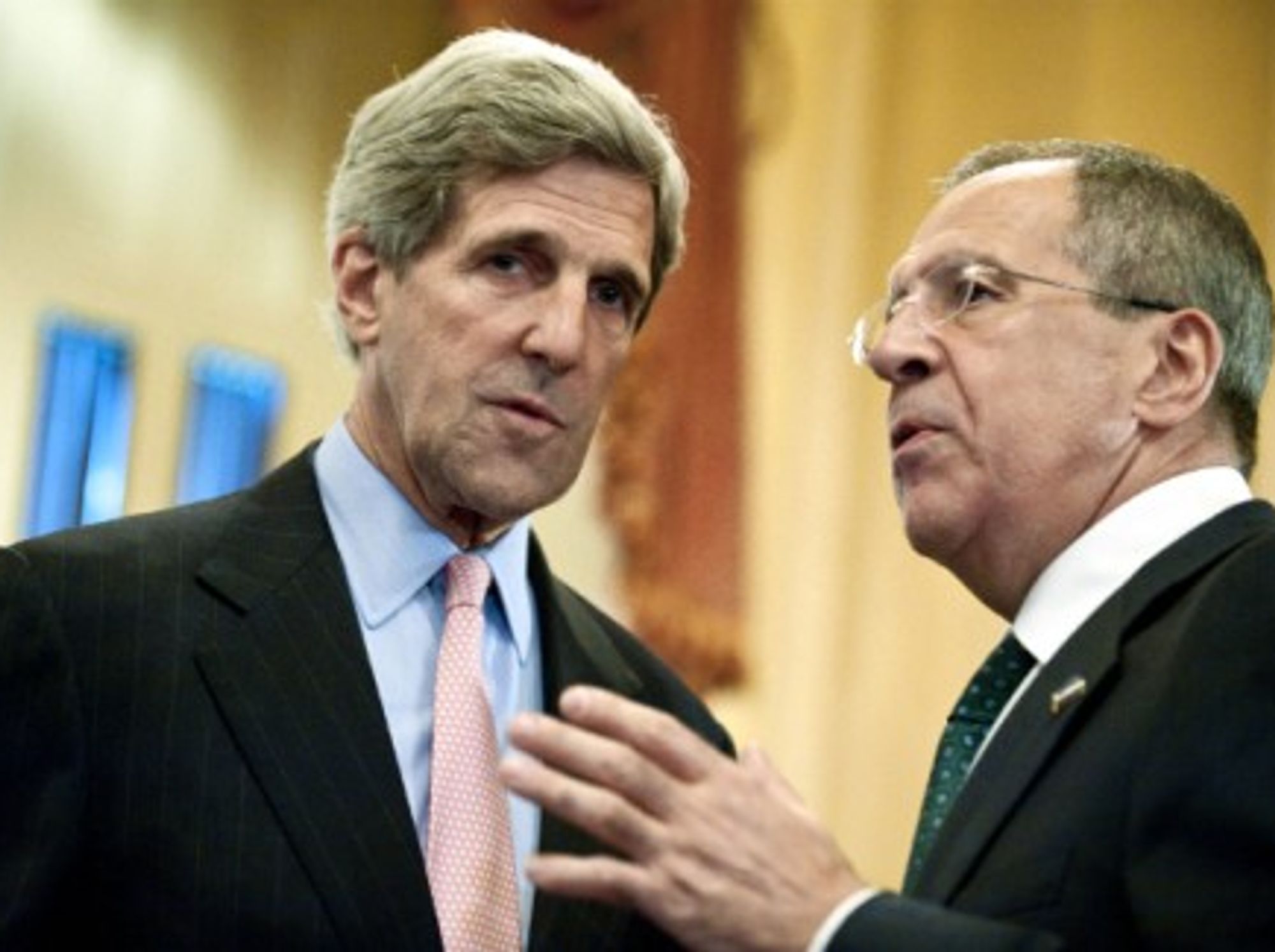 U.S. Secretary of State John Kerry and Russian Foreign Minister Sergei Lavrov