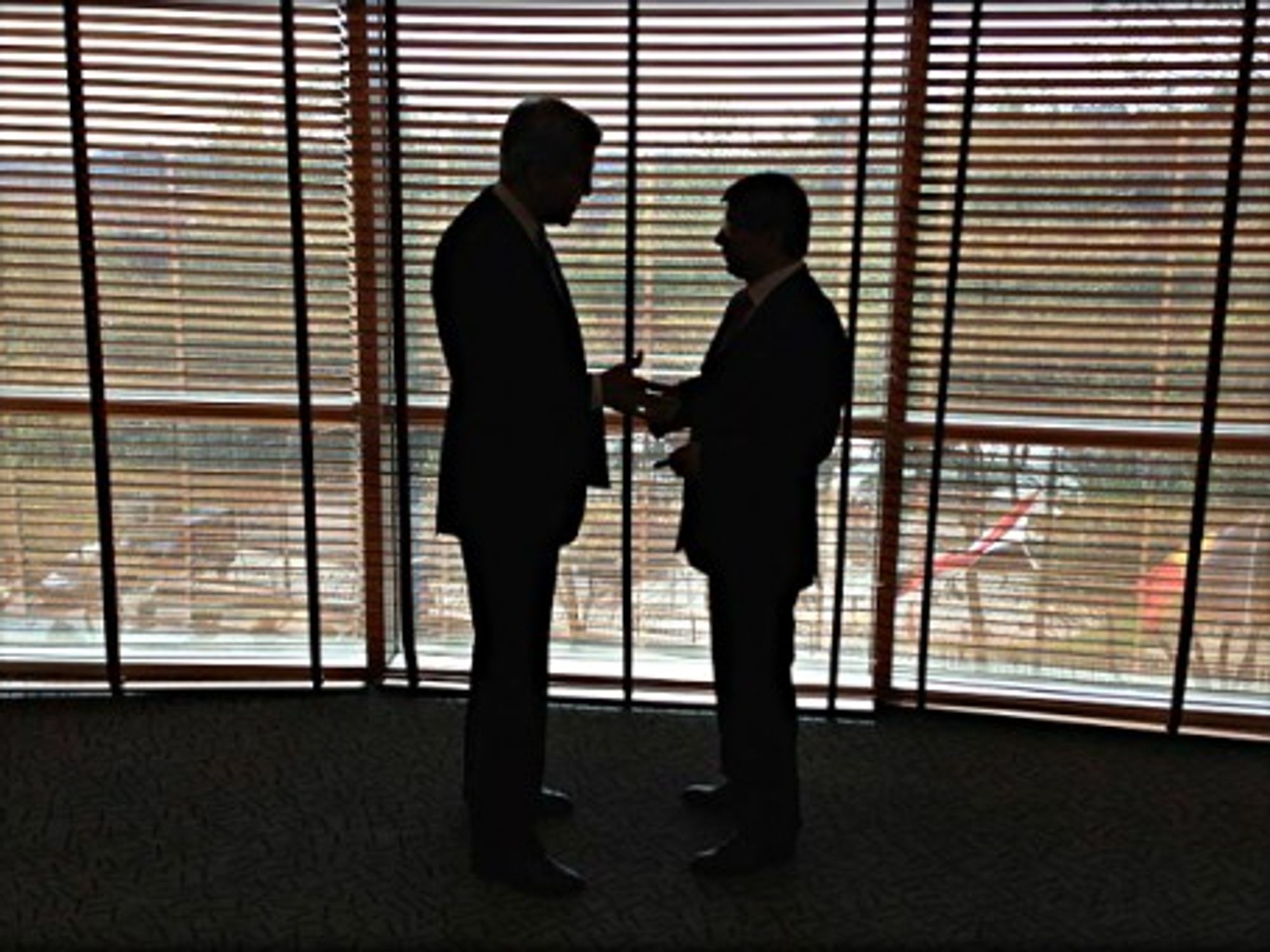 U.S. Secretary of State John Kerry and Turkeyâ€™s Foreign Minister Ahmet Davutoglu in April 2013