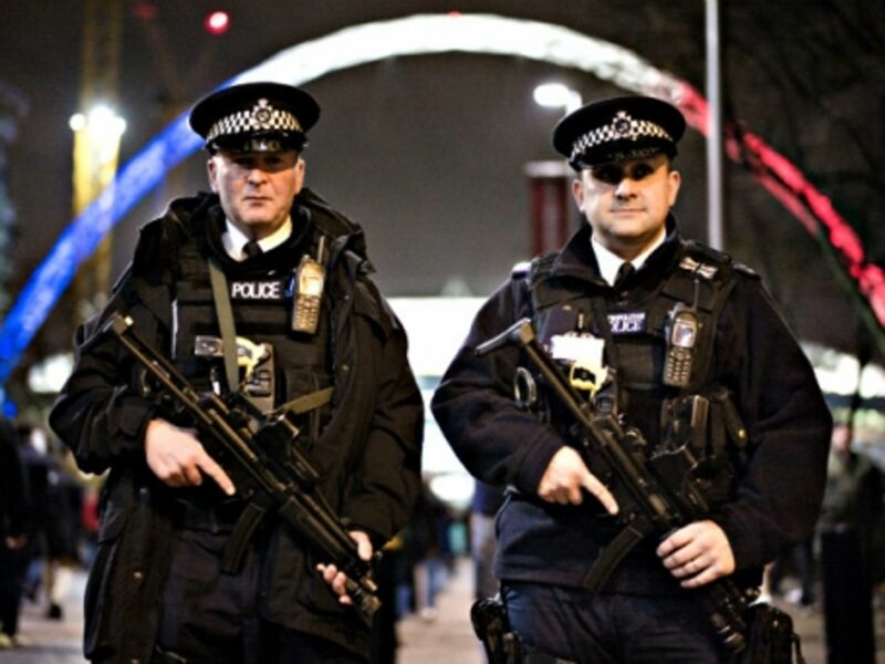 UK police at recent England-France friendly soccer match