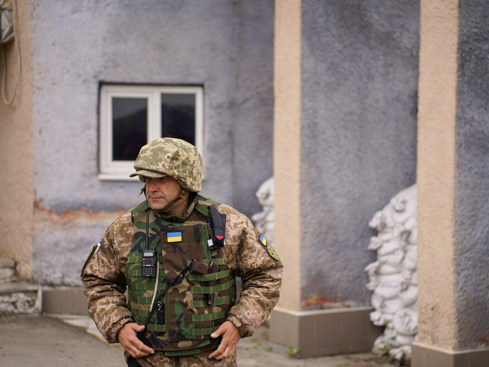 Ukrainian soldier