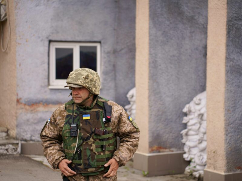 Ukrainian soldier