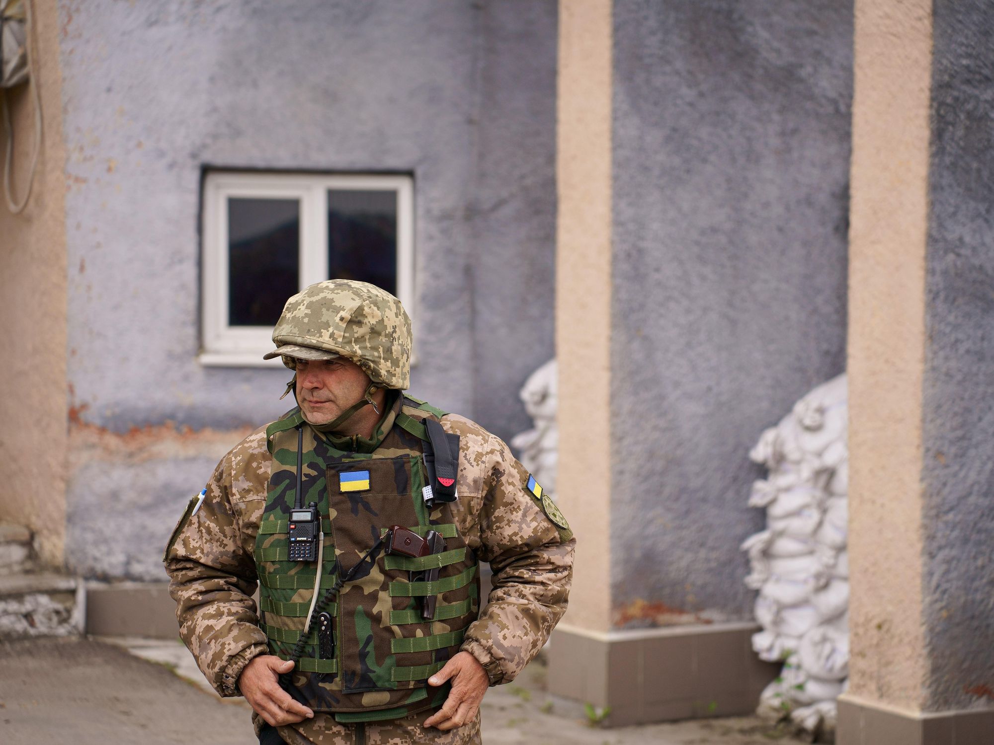 Ukrainian soldier
