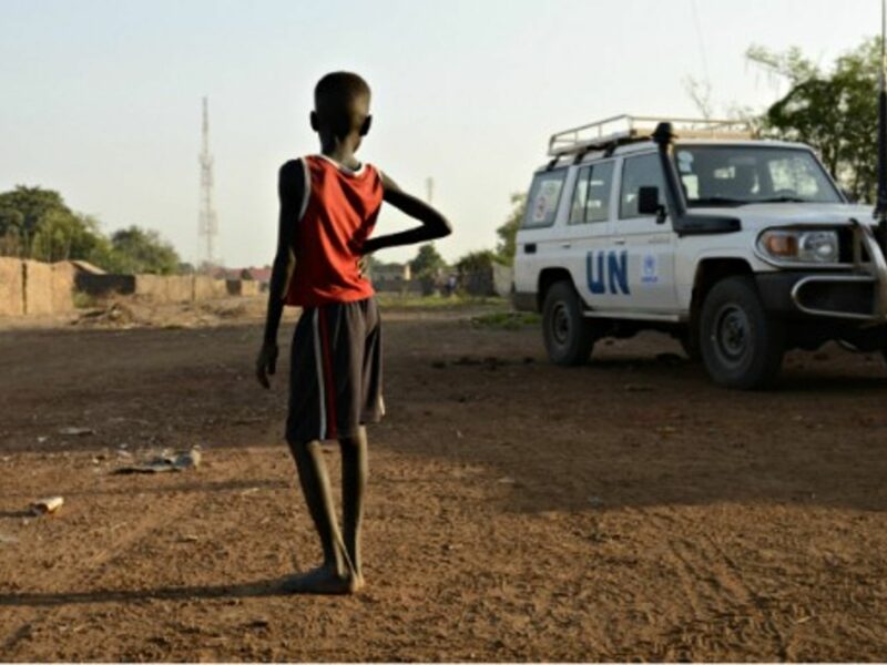 UN refugee camp in Doro, South Sudan.