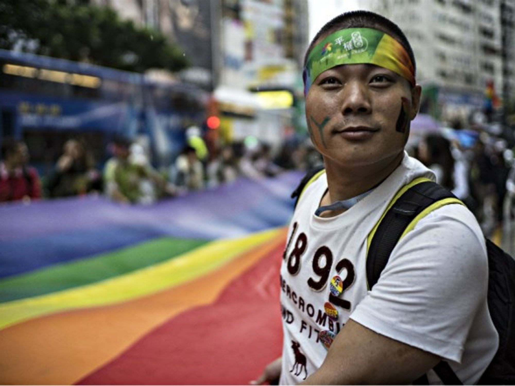 Unlike the mainland, in Hong Kong gay pride is openly displayed