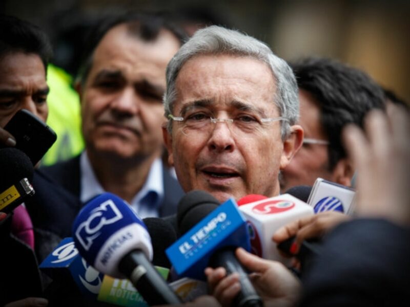 Uribe says his piece, in a 2015 file photo
