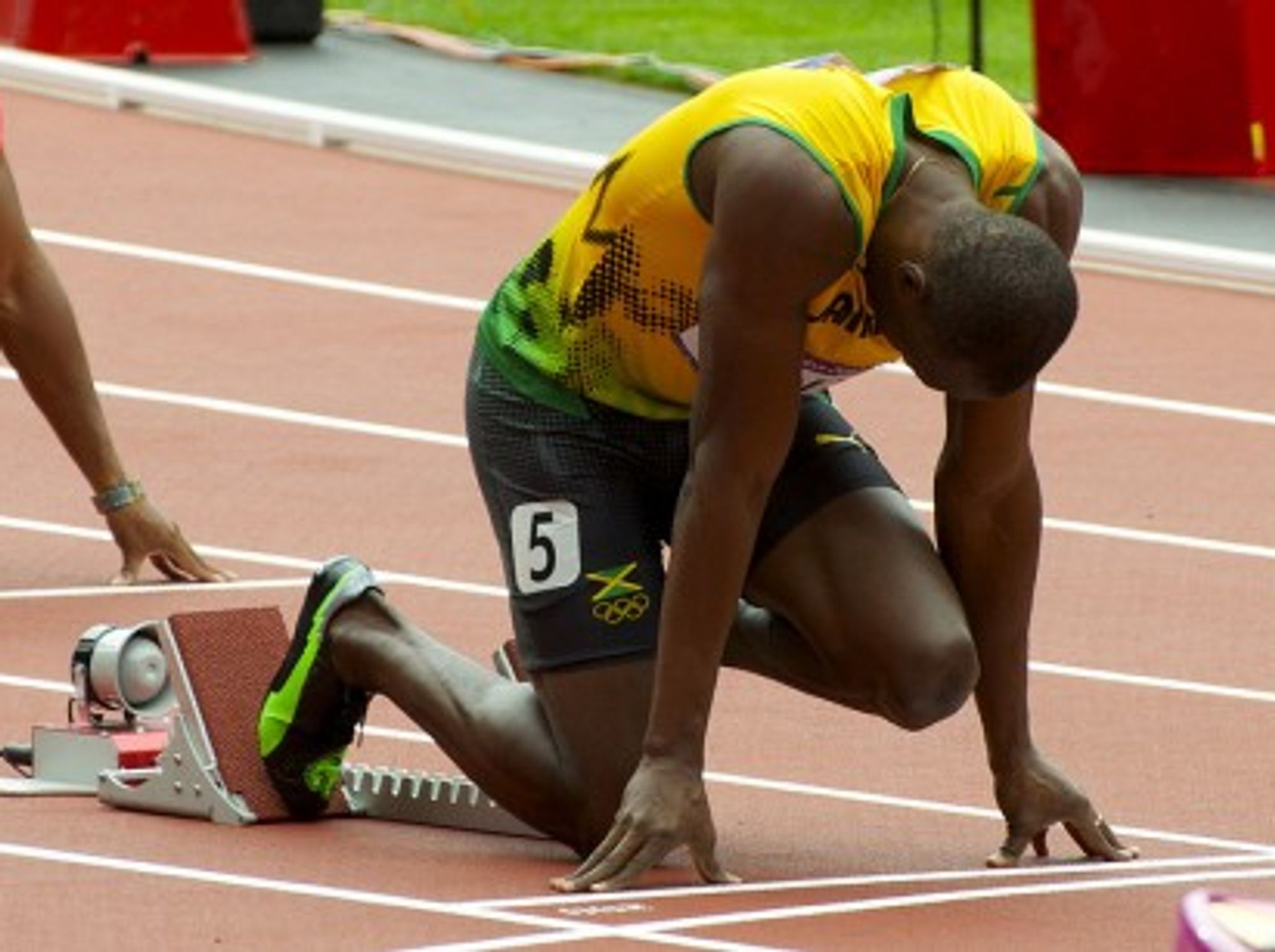 Usain Bolt at the 2012 London Olympics