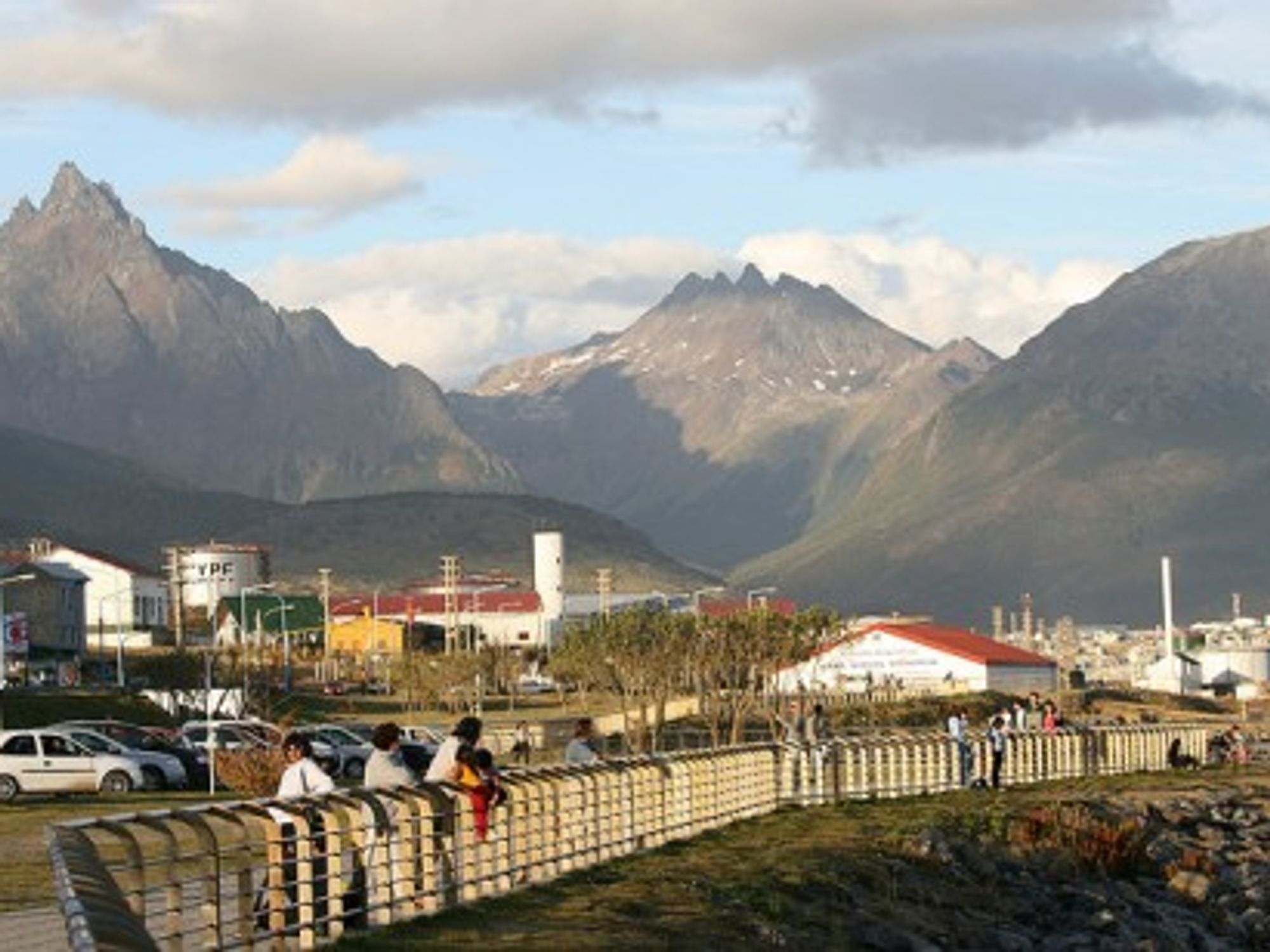 Ushuaia, Argentina on the island of Tierra del Fuego