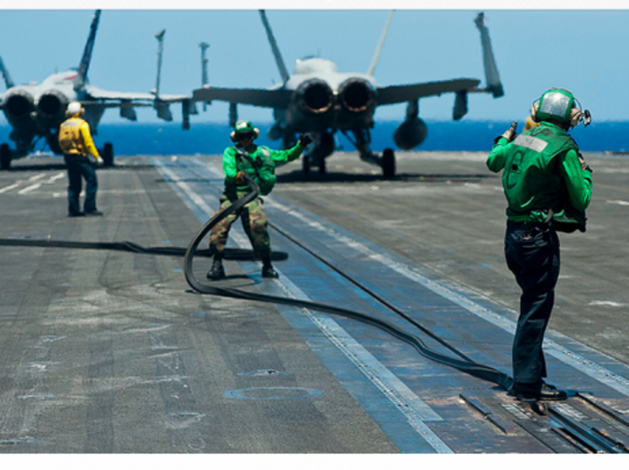 USS John C. Stennis before its deployment last year to the Middle East