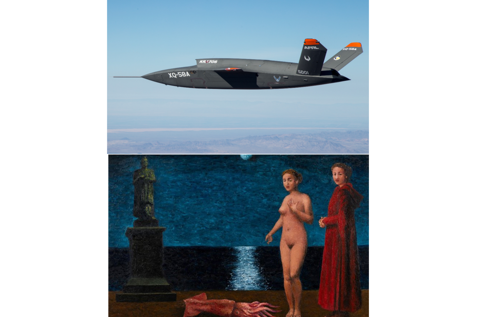 Valkyrie UAV drone/ Painting by ROITBURD OLEKSANDR