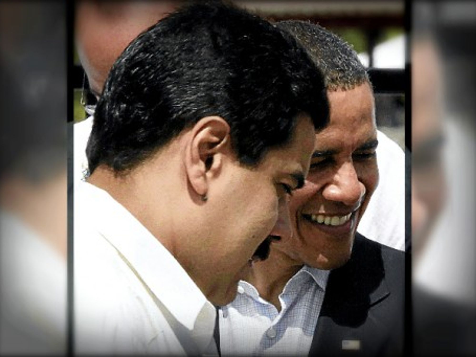 Venezuelan President Nicolas Maduro U.S. President Barack Obama in 2012