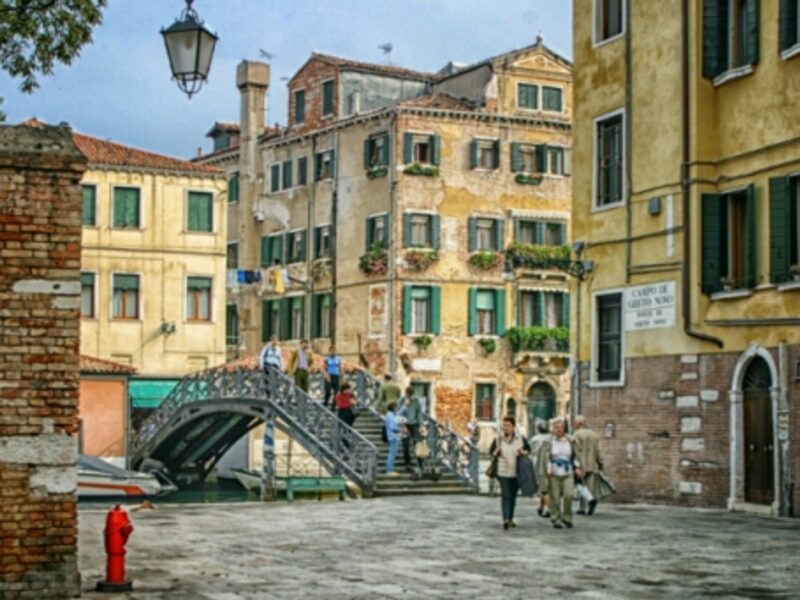 Venice's Ponte de Ghetto Novo