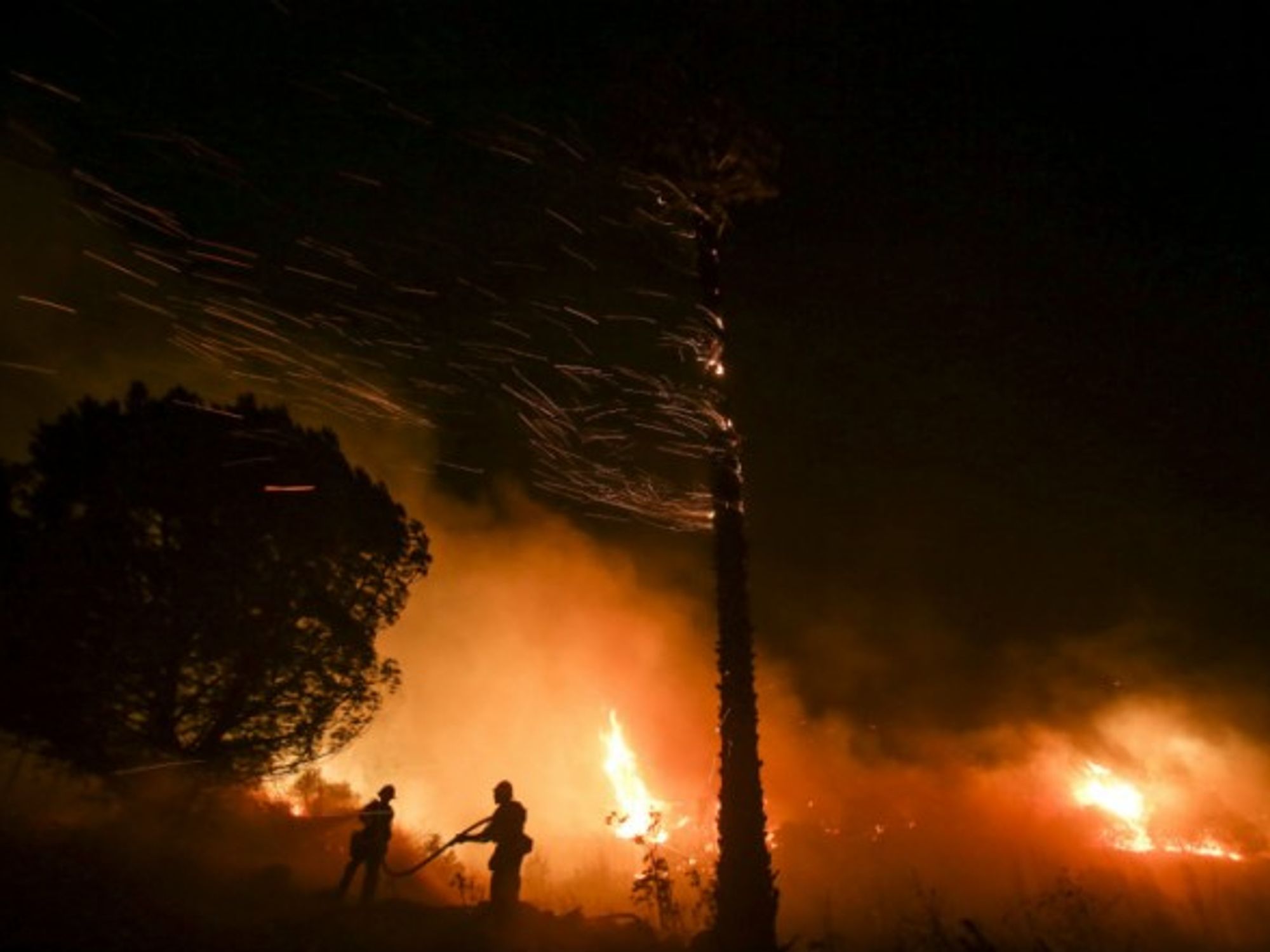 Ventura County, California on fire
