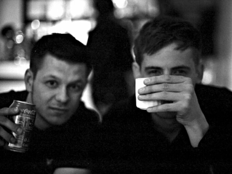 VICE News correspondent Jake Hanrahan and cameraman Philip Pendlebury