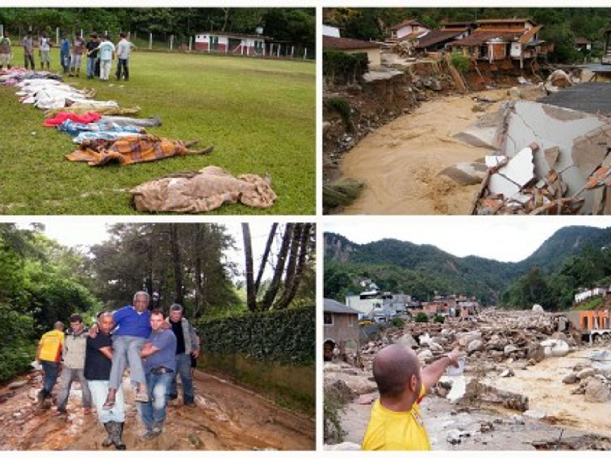 Victims of the 2011 landslide in the State of Rio de Janeiro