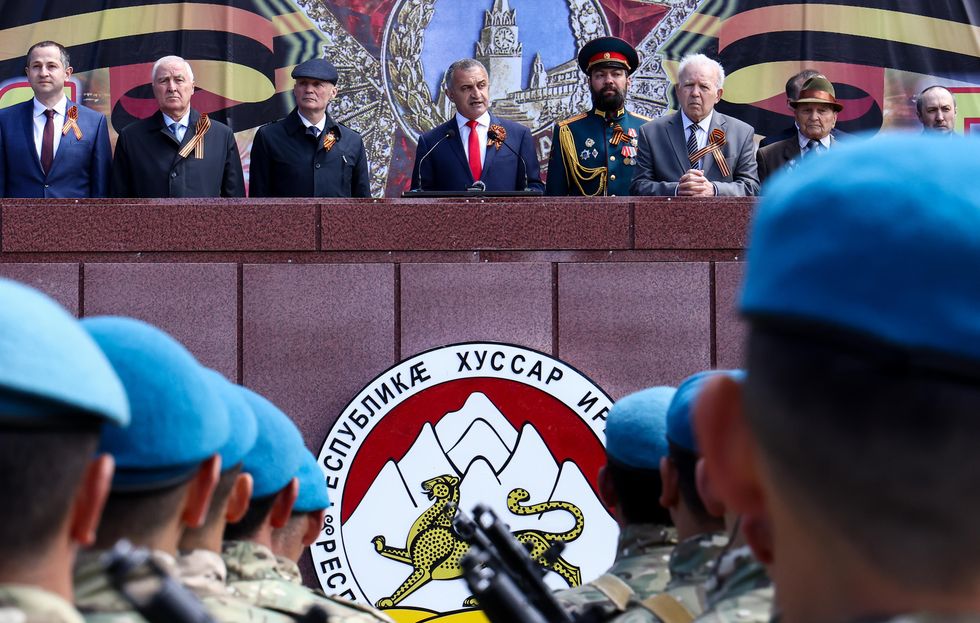 Victory Day celebrations in South Ossetia.