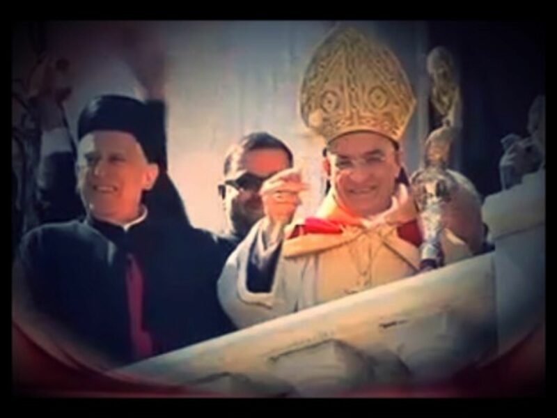 Video still of Beshara Boutros Al-Rahi in Rome, in 2011