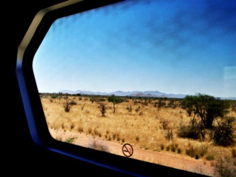 View from the Desert Express, approaching Karibib, Namibia.