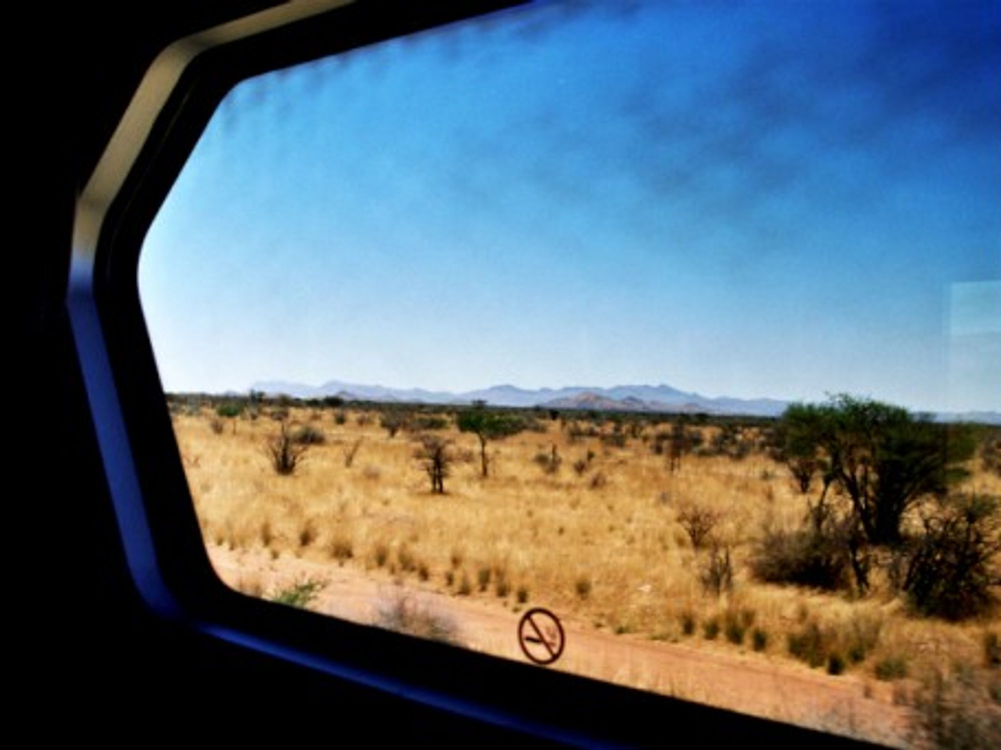 View from the Desert Express, approaching Karibib, Namibia.