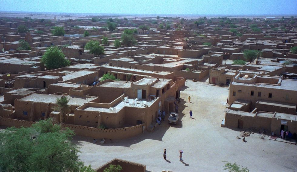 View of Agadez, from a minaret
