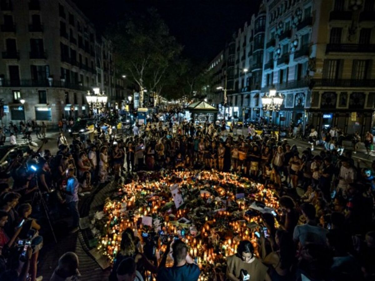 Vigil in Barcelona on Aug. 18