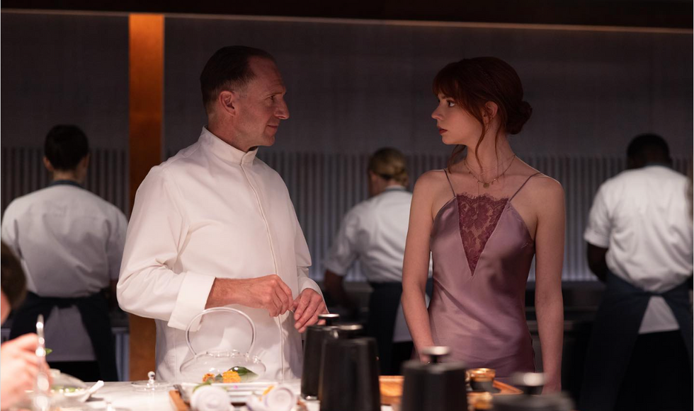 Visual from the movie Le Menu.