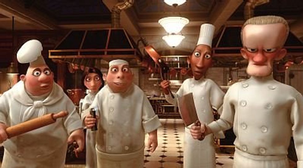 Visual from the Ratatouille Disney movie.