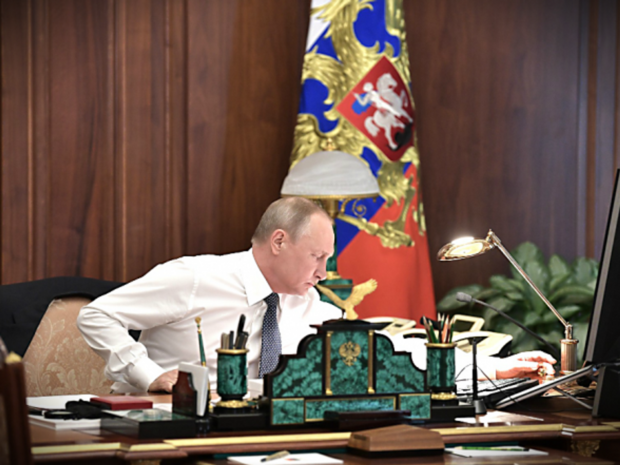 Vladimir Putin, the “godfather” of the current batch of strongmen.