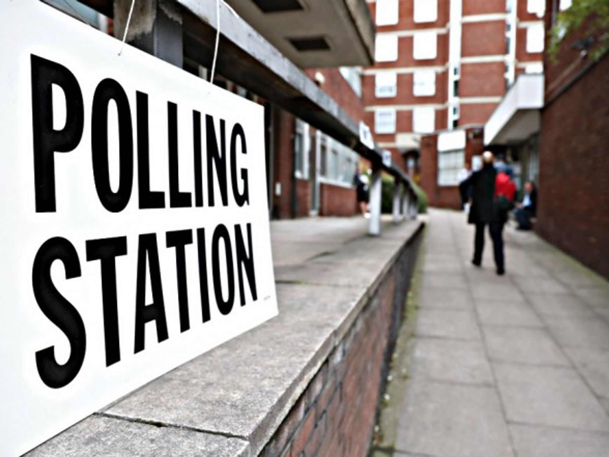 Voters head to the polls in London on Thursday.