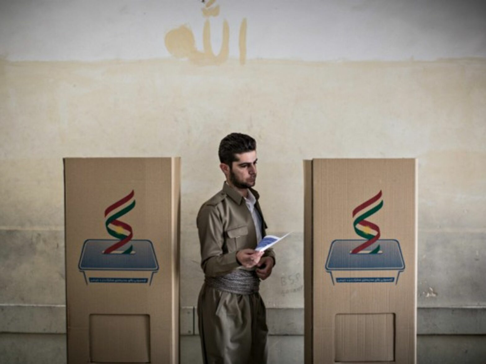 Voting in Erbil on Sept. 245