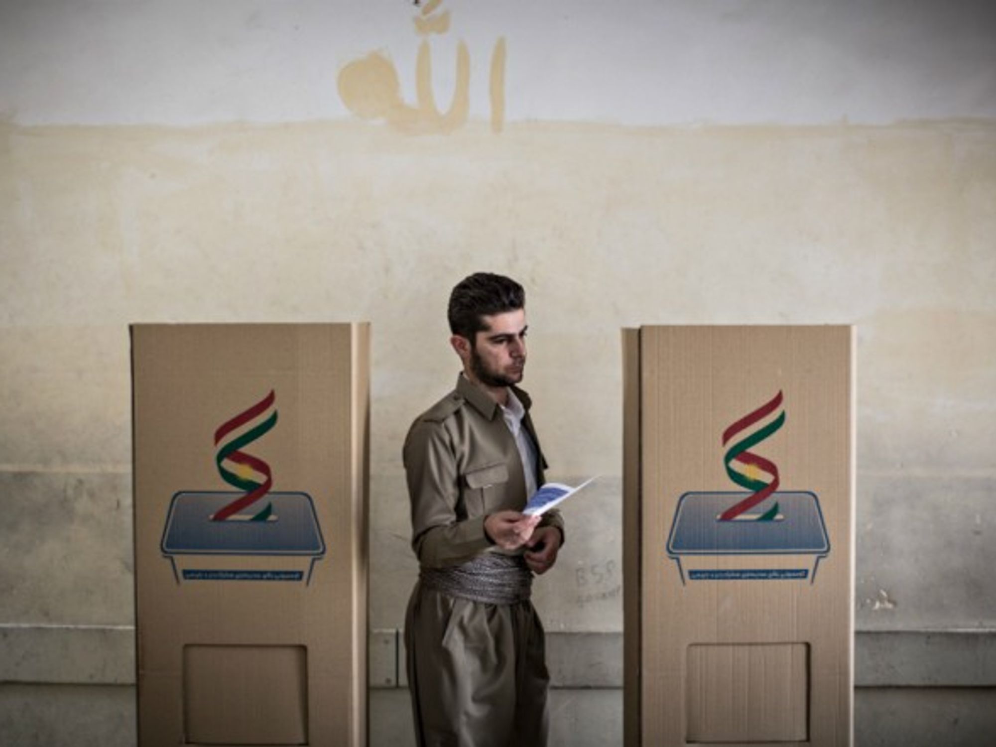 Voting in Erbil on Sept. 245