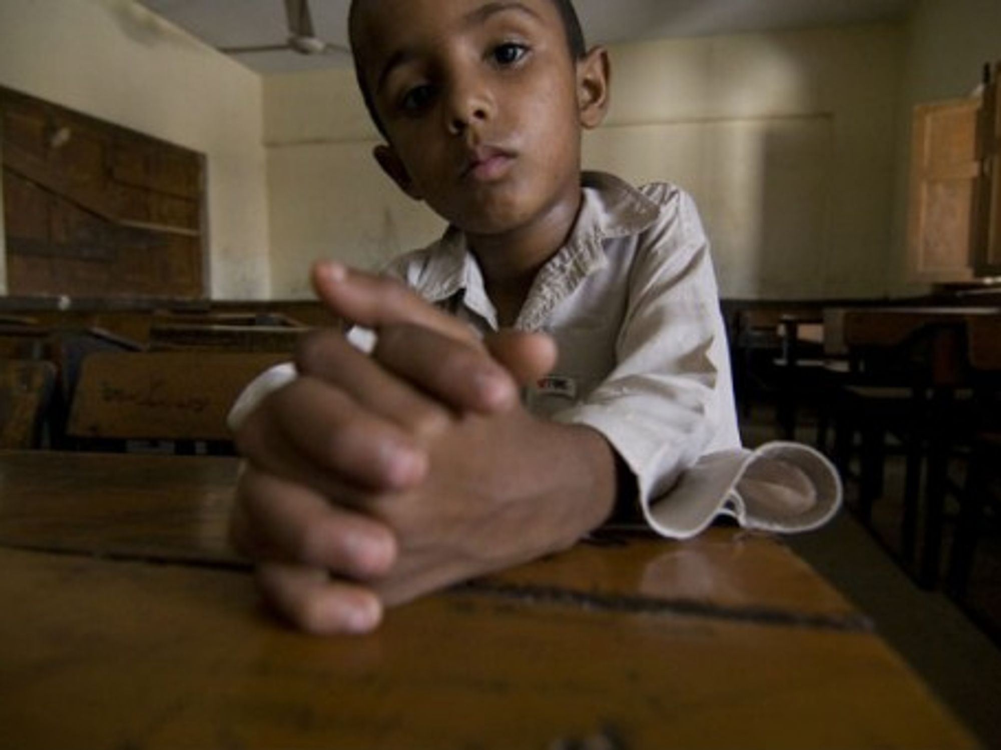 Waiting for teachers to arrive in Pakistan's ghost schools