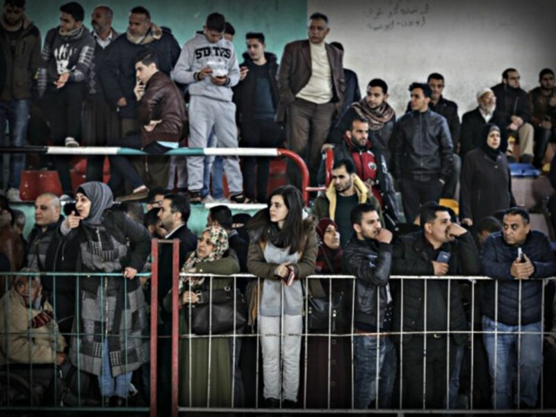 Waiting to cross the border between Egypt and Gaza