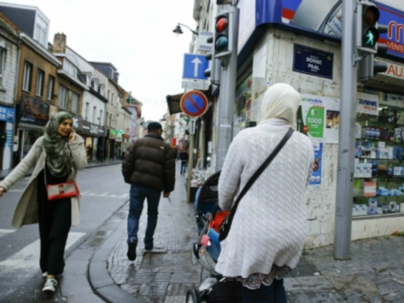Walking in Molenbeek, Brussels, a neighborhood tied to the Paris and Brussels attacks