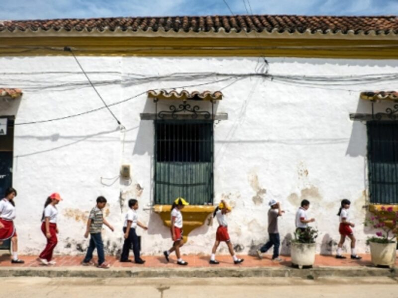 Walking in Mompox, in Columbia's Bolivar Department.