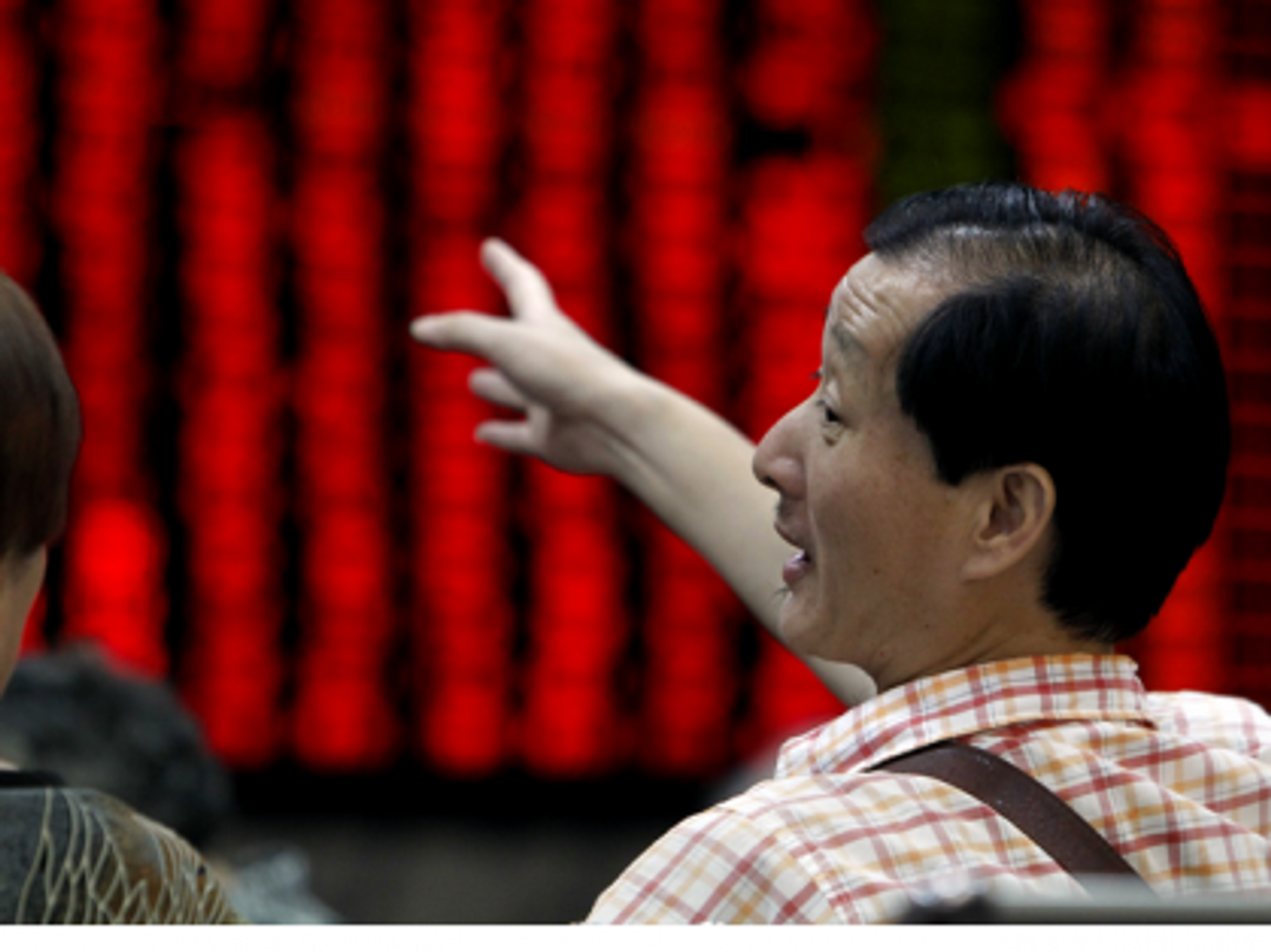 Watching the markets in Shanghai