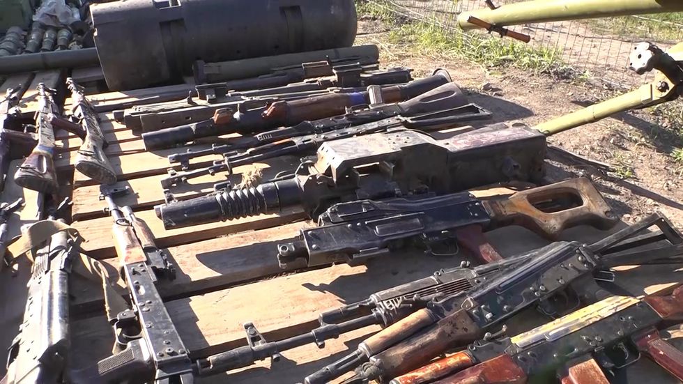 Weapons used by the Ukrainian army