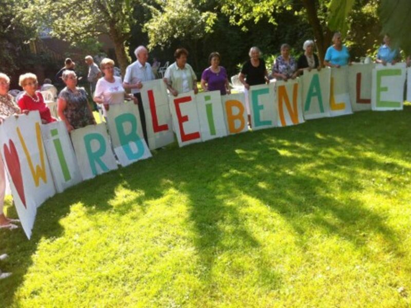 "We're all staying," say the 10 Stille Strasse senior citizens