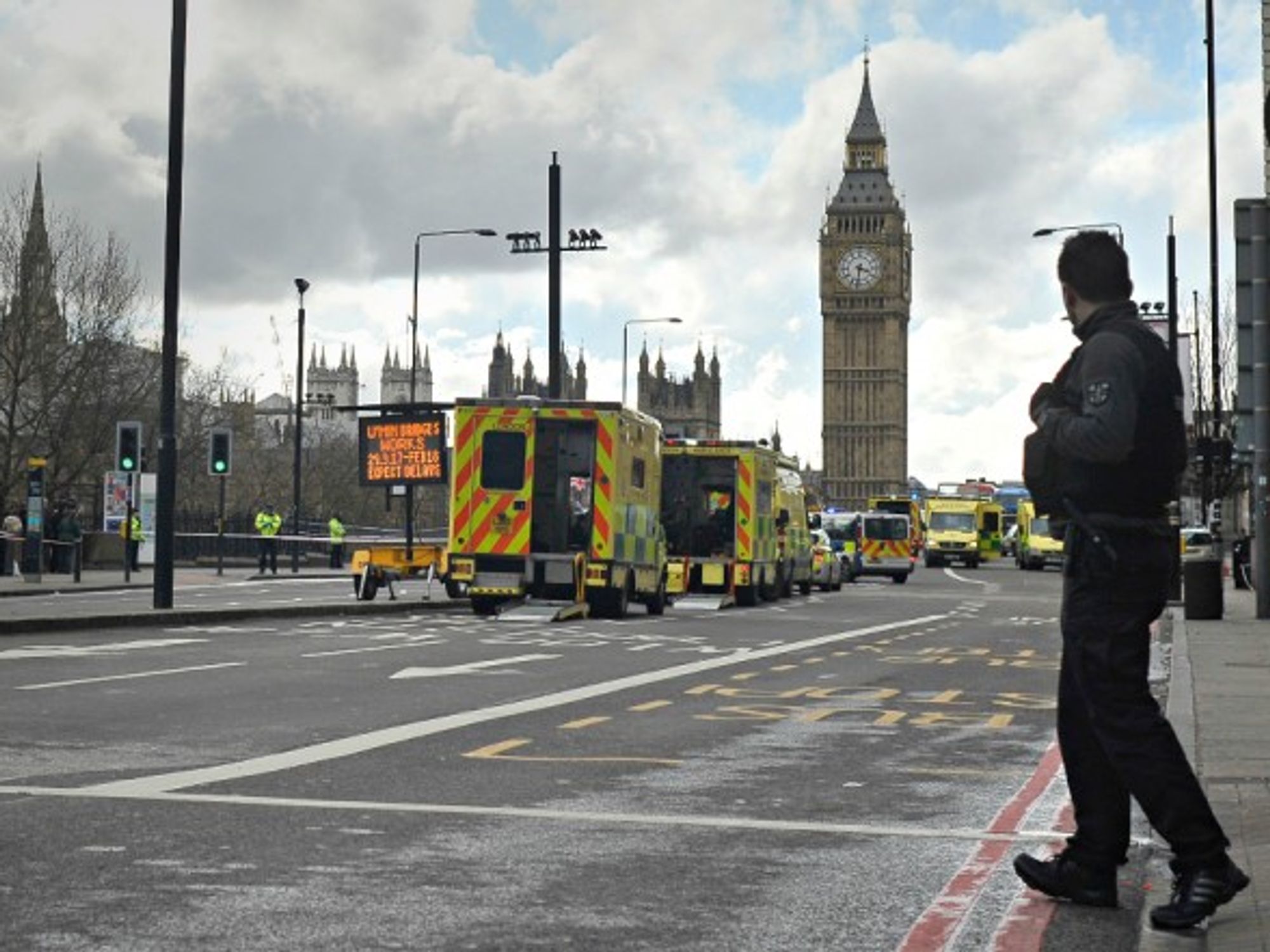 Westminster Bridge after March 22 attack