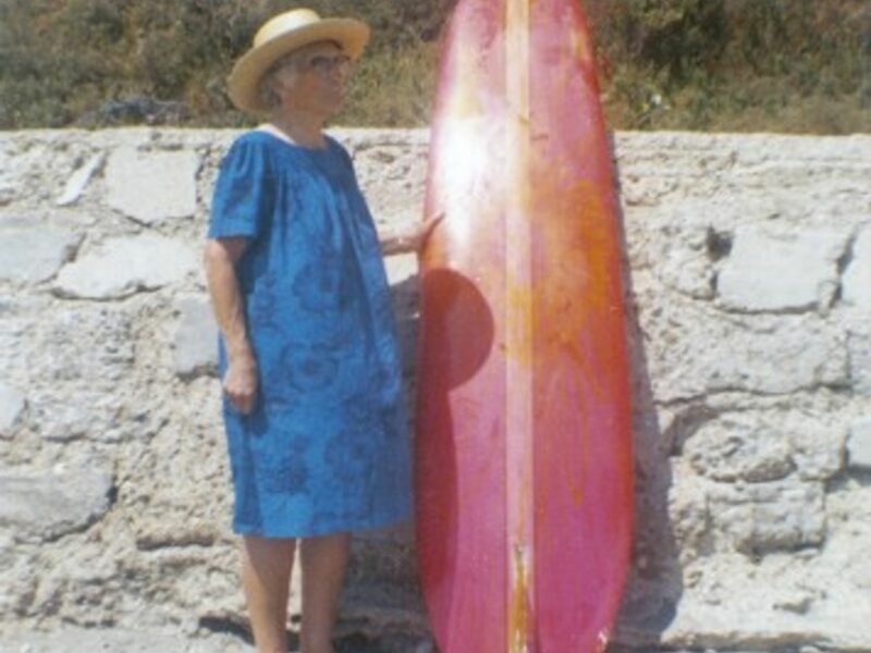 Who's going to inherit the surf board?