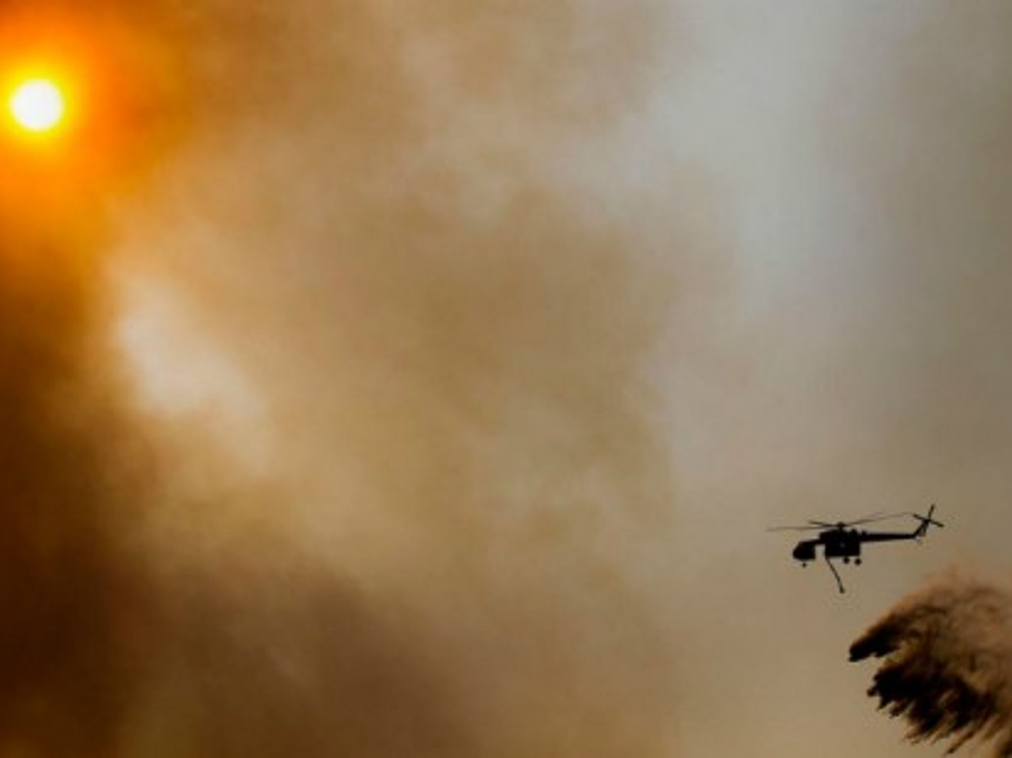 Wilfires still rage in California's San Diego County